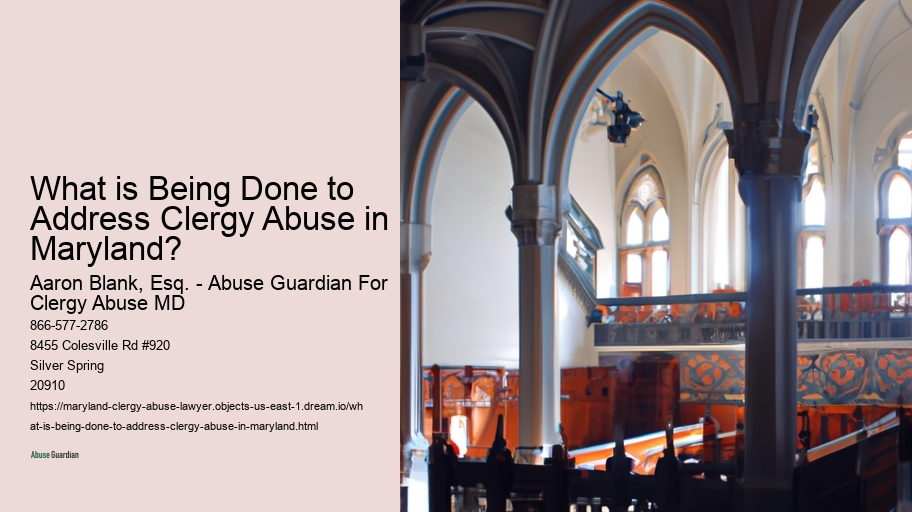 What is Being Done to Address Clergy Abuse in Maryland? 